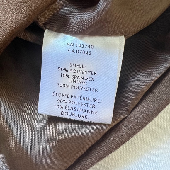 English Factory Brown Suede Button-Up Women's Jacket - Picture 6 of 6